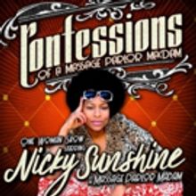 Nicky Sunshine Announces Run Of CONFESSIONS OF A MASSAGE PARLOR MADAM For Black Histo