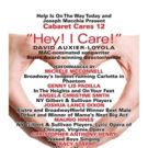 Cabaret Cares Returns With HEY, I CARE! Hosted By David Auxier-Loyola