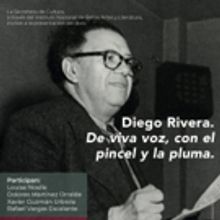 Con pincel y pluma se dará a conocer a Diego Rivera de viva voz