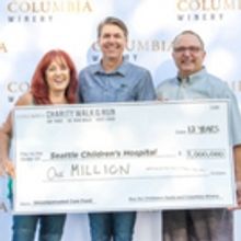 Columbia Winery Reaches Million Dollar Milestone for Seattle Children's Hospital