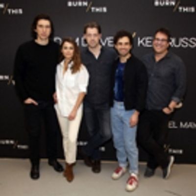 Photo Coverage: Adam Driver, Keri Russell &amp; More Pose in Rehearsals for BURN THIS on Broadway!