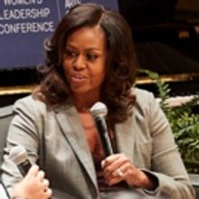 Photo Flash: Michelle Obama Stops By the Dallas Young Women's Leadership Conference