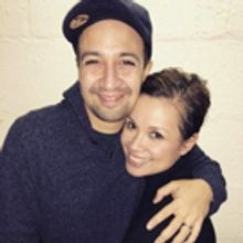 Photo: Lin-Manuel Miranda Visits ONCE ON THIS ISLAND