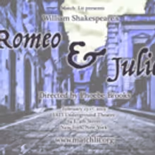 Match: Lit Returns To The Stage With William Shakespeare's ROMEO AND JULIET