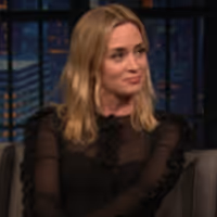VIDEO: Emily Blunt Tells the Story of How She Met Husband John Krasinksi with Seth… Video