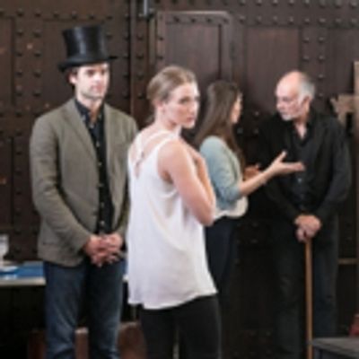 Photo Flash: In Rehearsals with Chris Peluso, Anna O&#039;Brynne, and Cast of THE WOMAN IN WHITE