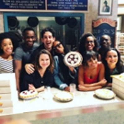 Photo Flash: Kerry Washington Visits SCANDAL Co-Star at WAITRESS