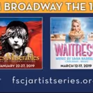 FSCJ Artist Series Announces 2018/19 Broadway In Jacksonville Season