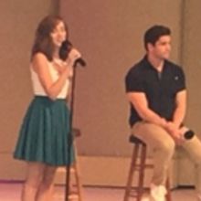 Photo Flash: Laura Osnes, Adam Kaplan, and Usdan Alum Mat Eisenstein Perform at Usdan