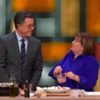 VIDEO: Colbert Cooks with Ina Garten on THE LATE SHOW Video
