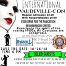 First International Vaudeville Con Food Drive For Pawcatuck Neighborhood Center