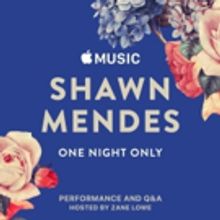 Apple Music Presents Shawn Mendes, ONE NIGHT ONLY Concert & Live Stream