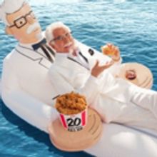 KFC Makes A Splash With New Colonel-Shaped Pool Floatie To Crisp Up Your Summer, And 