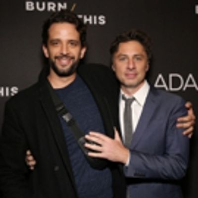 Photo Coverage: Casey Cott, Zachary Quinto, Zach Braff, and More Stars Arrive at Opening Night of BURN THIS