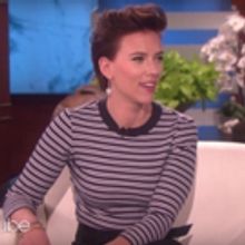 VIDEO: Scarlett Johansson Talks Motherhood, AVENGERS, & More on THE ELLEN SHOW