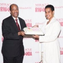 Leslie Lewis And MIRACLE IN RWANDA Are Honored By Ndaba Mandela and Congressman Hakee