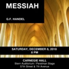 The Cecilia Chorus Of New York Presents Handel's Messiah On December 8 At Carnegie…