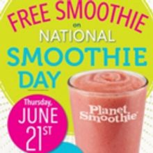 Celebrate National Smoothie Day with a FREE Smoothie
