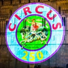 Norwich Castle Lit Up To Launch Circus250
