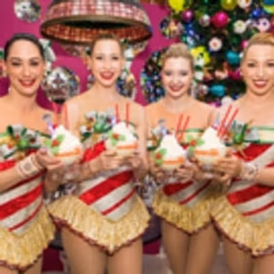 Photo Flash: The Rockettes Sip Limited Edition 'Frrrozen Hot White Chocolate' at Serendipity 3