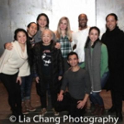 Photo Flash: Lori Tan Chinn Visits M. BUTTERFLY