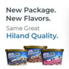 Hiland Dairy Launches New Ice Cream Packaging Along with Three New Flavors