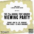 Town Stages & Musical Theatre Factory Present The 72nd Annual Tony Awards Viewing…
