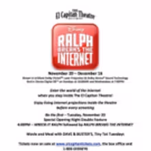 Hollywood's Legendary El Capitan Theatre Presents Special Engagement Of Disney's…