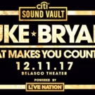 Citi Sound Vault Presents Luke Bryan at LA's Belasco Theater Tonight Streaming Live…