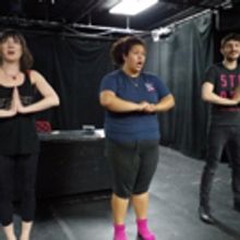 Photo Flash: In Rehearsal with GOD SAVE QUEEN PAM at Players Theatre