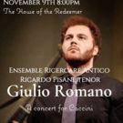 Ensemble Ricercare Antico With Tenor Riccardo Pisani Performs Caccini Program In The…