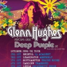 Glenn Hughes performs CLASSIC DEEP PURPLE LIVE +  October 2018 UK Tour