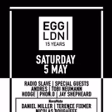 EGG LDN to Celebrate 15 Years with Radio Slave, Terrence Fixmer, Metalheadz Record…