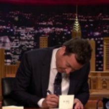 VIDEO: Jimmy Fallon Pens Thank You Notes to Winter Olympics and Tarik Trotter…