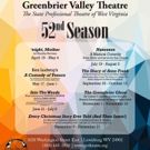 GREENBRIER VALLEY THEATRE Announces Their 2019 Season!