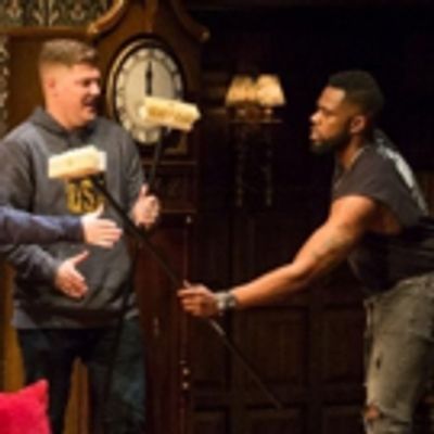 Photo Flash: Olympian Broadway Debut Gone Right at THE PLAY THAT GOES WRONG