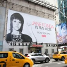 Photo Coverage: Times Square Billboard for HBO's JANE FONDA IN FIVE ACTS