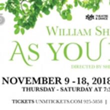 AS YOU LIKE IT By William Shakespeare Comes to UNM