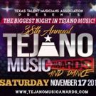 38th Annual Tejano Music Awards & Dance Will Take Place on November 17