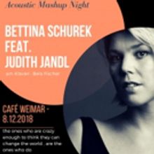 BWW Previews: ACOUSTIC MASHUP NIGHT with BETTINA SCHUREK and JUDITH JANDL at Café We