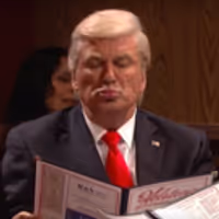 VIDEO: Alec Baldwin's Donald Trump Dines With His Team on SNL Cold Open Video