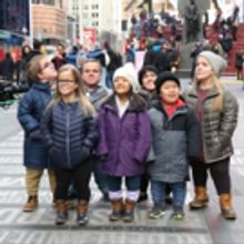 Photo Coverage: The Cast Of 7 LITTLE JOHNSTONS Film Their Visit To Times Square