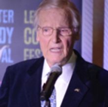 Nicholas Parsons Collects Legend Of Comedy Award At Leicester Comedy Festival Annual