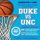 BROTHER JIMMY'S Hosts the Big Game Watch Party on Saturday 3/9 at 6:00 pm
