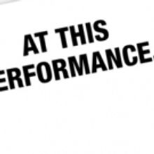 Lineup Announced for Latest Edition of AT THIS PERFORMANCE...