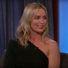 VIDEO: Emily Blunt Tells Jimmy Kimmel About Her Year In London Filming MARY POPPINS R
