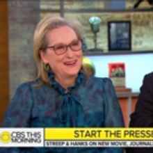 Meryl Streep & Tom Hanks Talks Relevance of THE POST on CBS