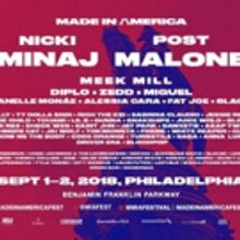 Nicki Minaj And Post Malone Headline 2018 MADE IN AMERICA Festival