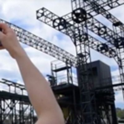 VIDEO: Watch the Muny's Light Bridge Installation