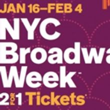 Broadway Week Kicks Off Today With 2-For-1 Tickets